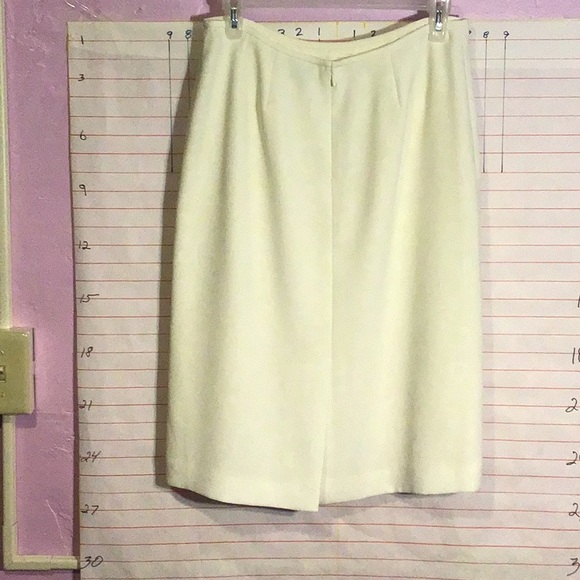 LE SUIT woman’s skirt sz 8 WHITE - Picture 3 of 8